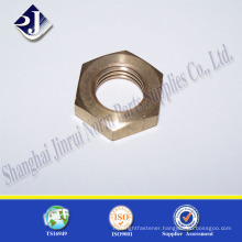 carbon steel heavy hex thin nut with plain finish China factory